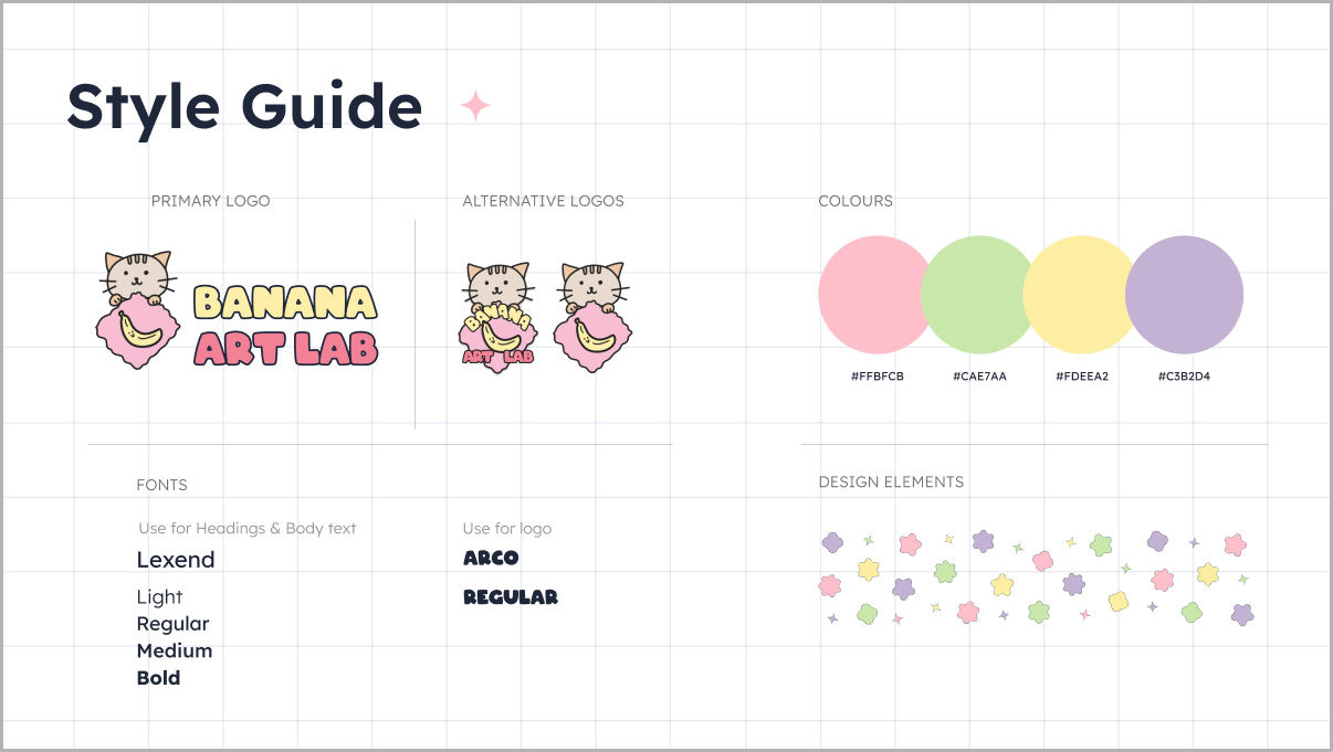 Style guide — color, typography, logo