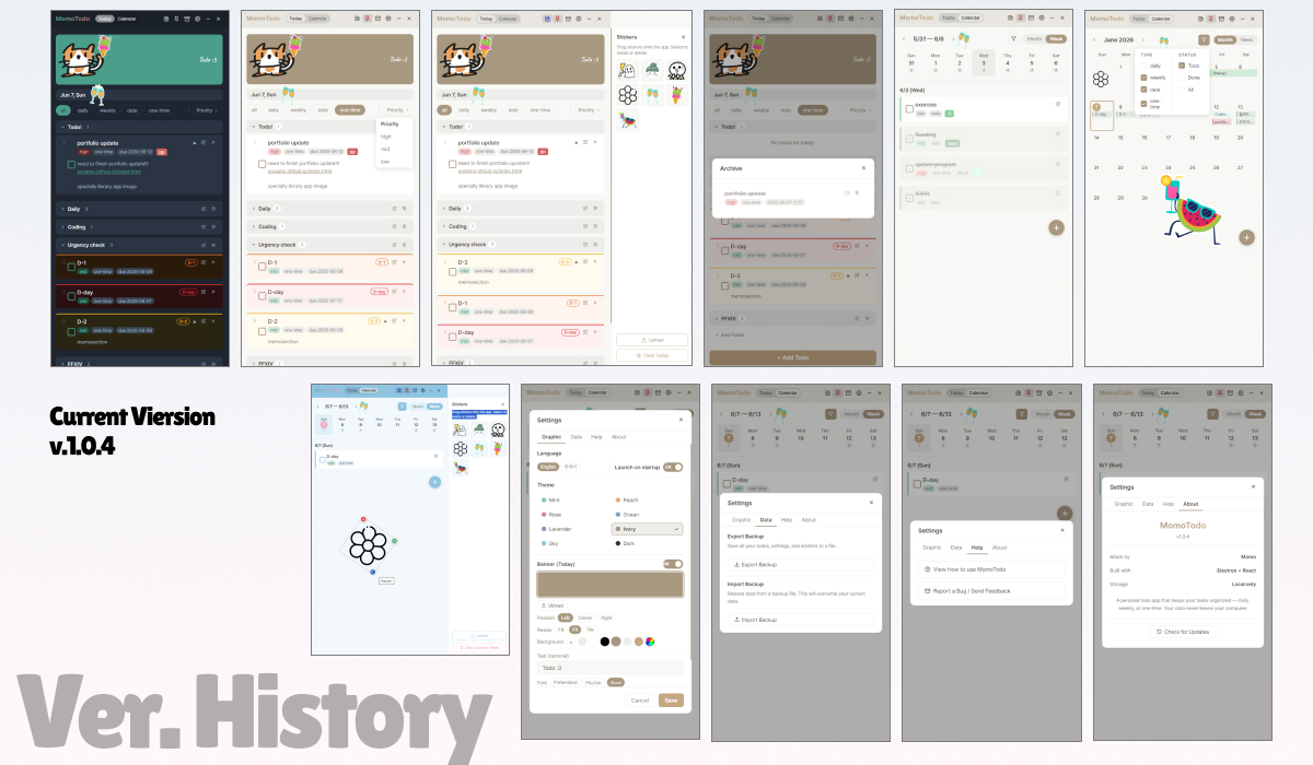Current version v1.0.4 all features